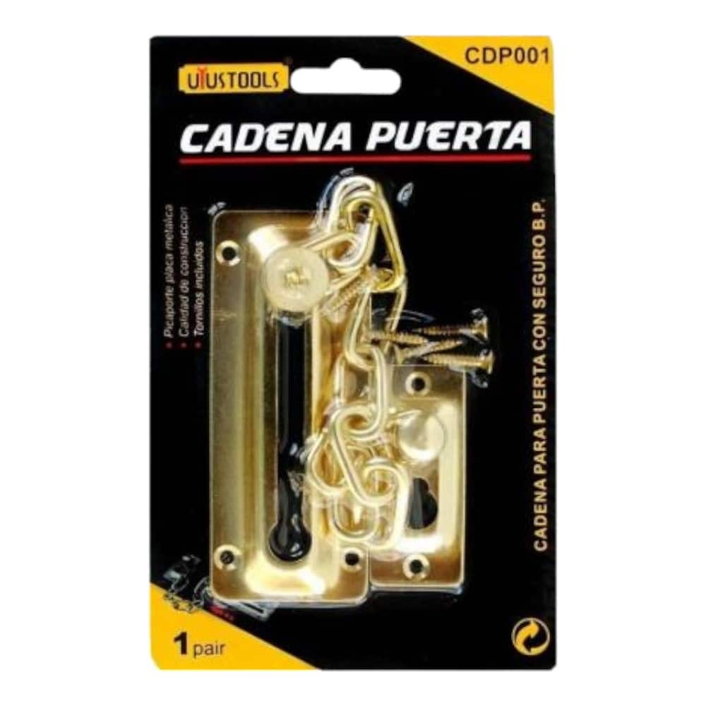 Cadena P/ Puerta Dorada Cdp001 Uyu