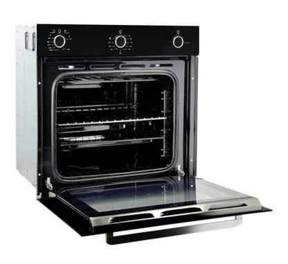 Horno de Empotrar a Gas Vidrio Templado Negro