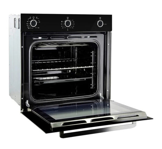 Horno de Empotrar a Gas Vidrio Templado Negro