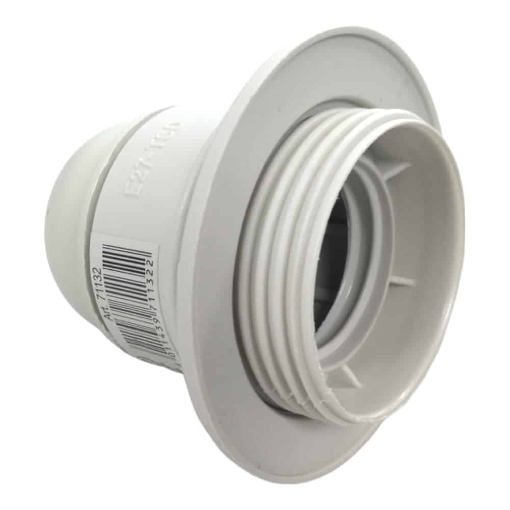 Portalampara de Colgar E27 Blanco C/Aro (71132)