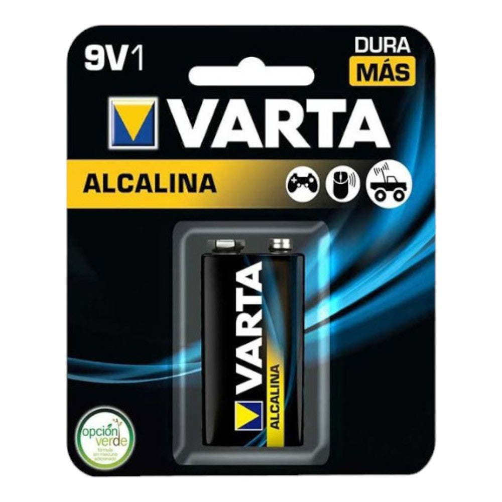 Bateria 9v Alcalina Varta Higt Energy