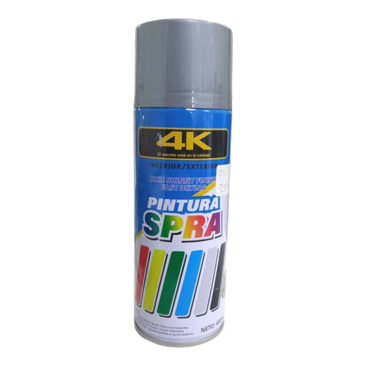 Pintura Aerosol Plata Interior/Exterior 450ml 4K (36)