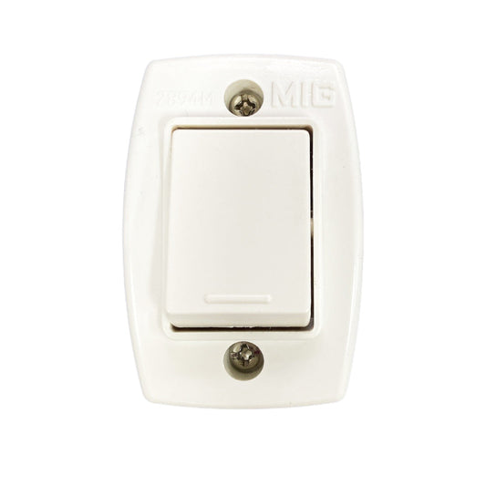 Interruptor Bipolar Exterior Blanco Vulcano V110401131