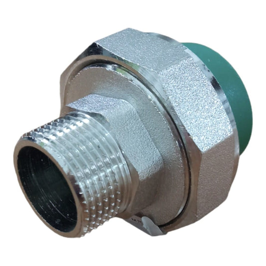 Unión Doble Mixta Ins. M 25mm x 3/4¨ Metal-Termofusion