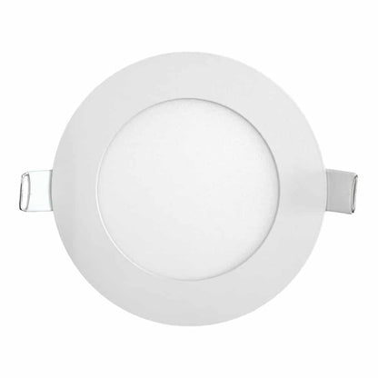 Plafon De Embutir Redondo 12Cm 6W Luz Neutra