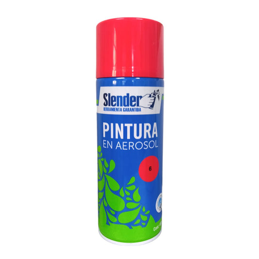 Pintura aerosol Slender 400ml Int/Ext  Naranja Rojizo (6)