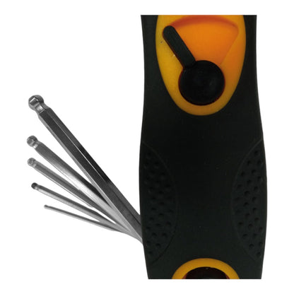 Juego de llaves Allen con encastre bolita 8pcs