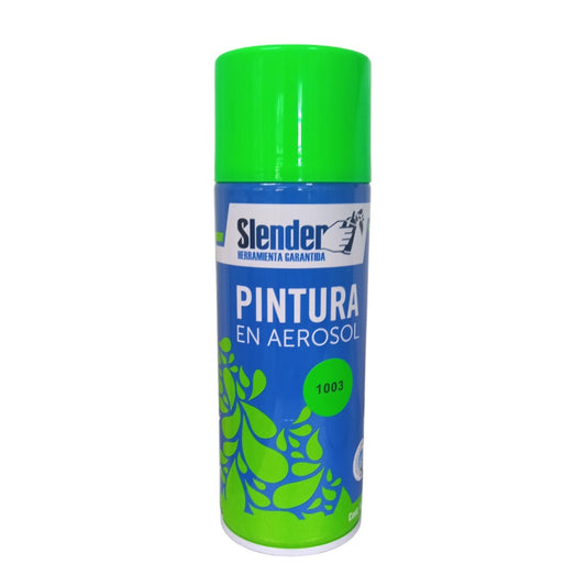 Pintura aerosol Slender 400ml int/ext Verde Fluo (1003)