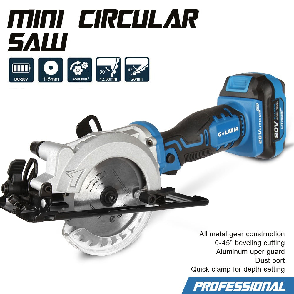 Mini Sierra Circular 20V (Solo Herramienta)