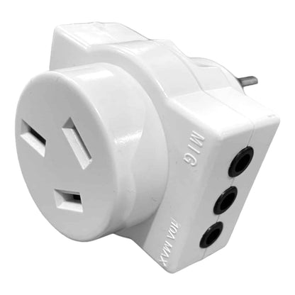 Adaptador 3en Linea a Americano + 2 3en Linea (1289G)
