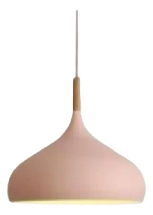 Colgante Nordico 30 Cm Pink Aluminio