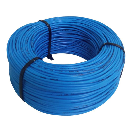 Cable Multifilar 1mm Celeste Rollo 100mts.