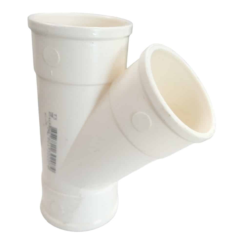 Ramal Y 45° H/H 40mm x 1,8mm PVC Liviano Krona