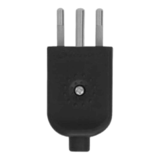Ficha Modular 3 Patas 10A Negra 71901