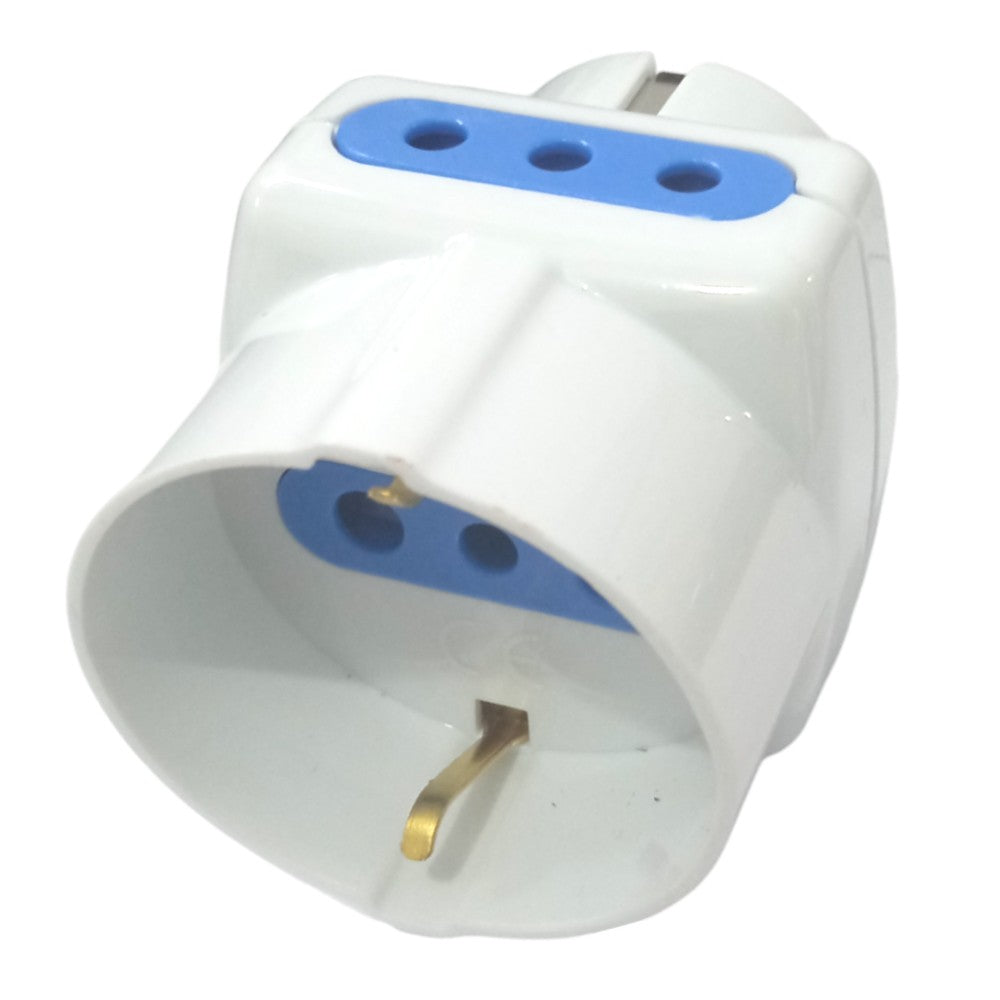 Adaptador de Schuko a 2 3en Linea +1 Schuko