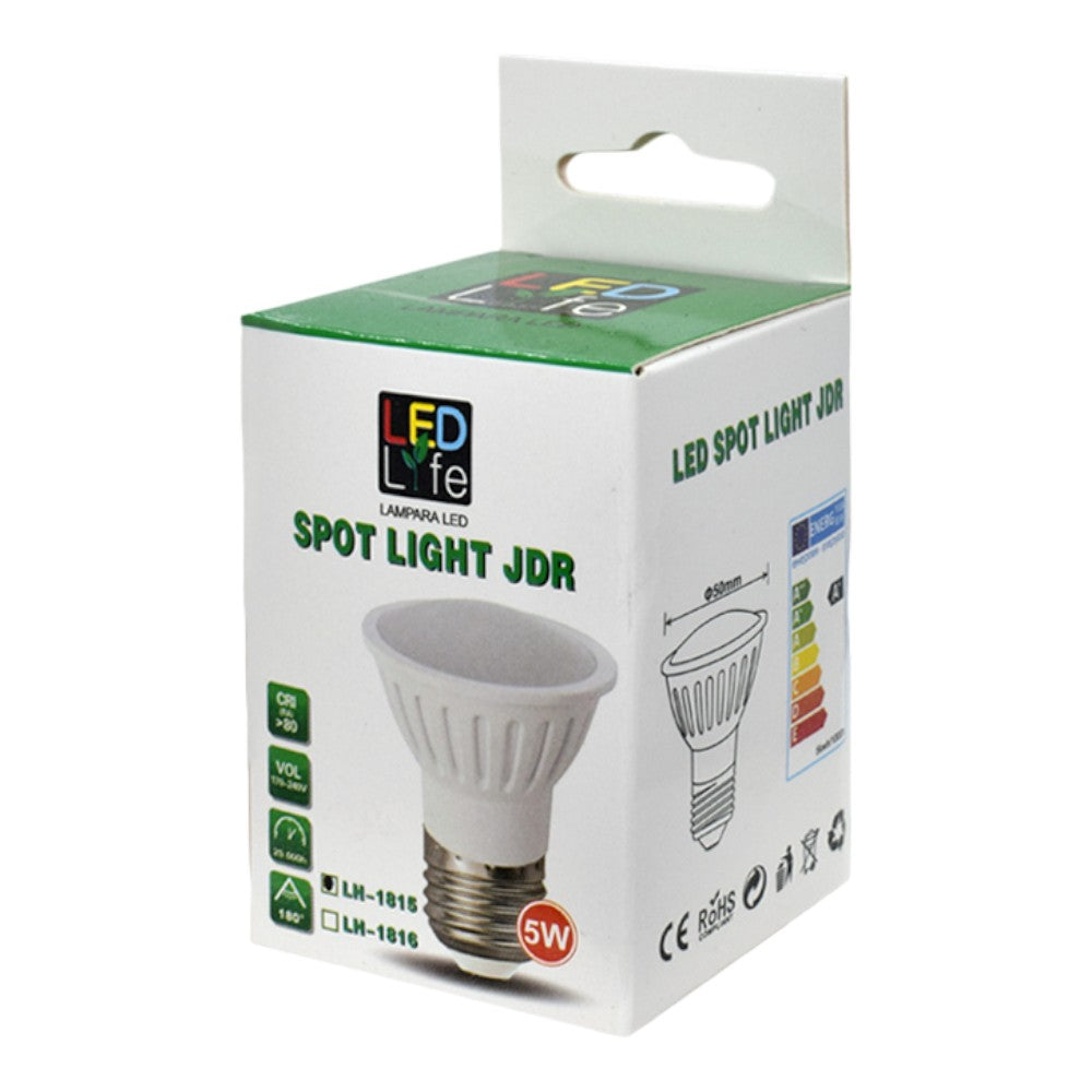 Lampara Dicro Led 5W Jdr-E27- Fria Led Life Lh1815