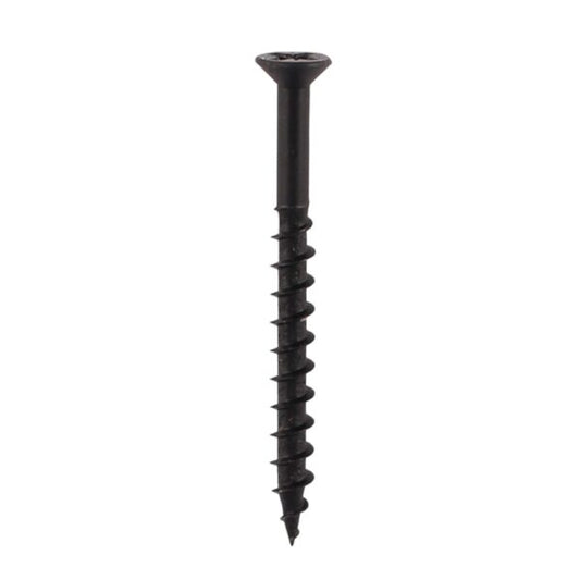 Tornillo Madera Negro ph 22x60 (10x2 1/2) Cab Frezada (Uni)