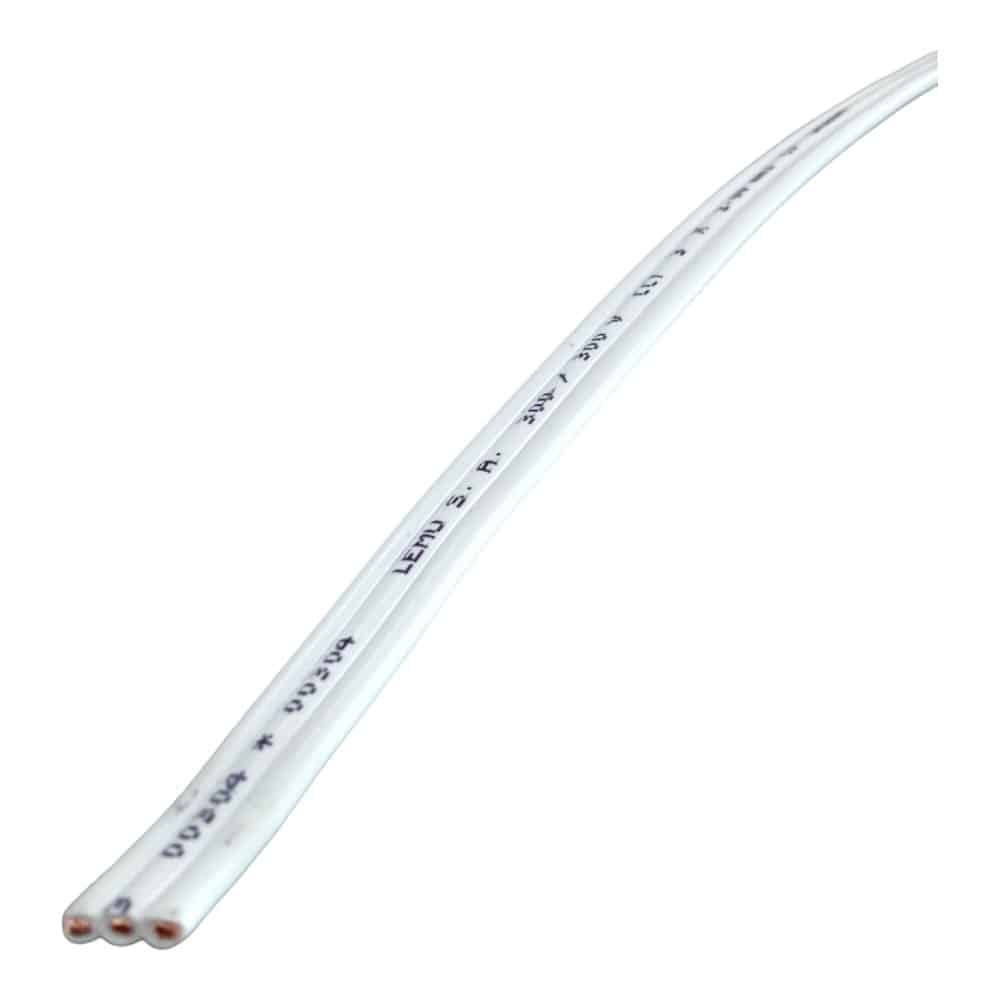 Cable Gemelo 3x2mm Blanco (p/metro)