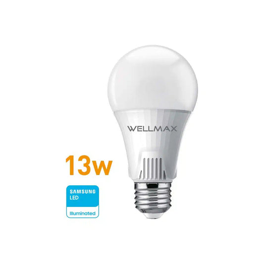 Lámpara Led 13W (equi 115w) A65-E27 Calida Wellmax
