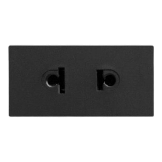 Toma Euro Americano 2P 15A Gris Reggio R462700729