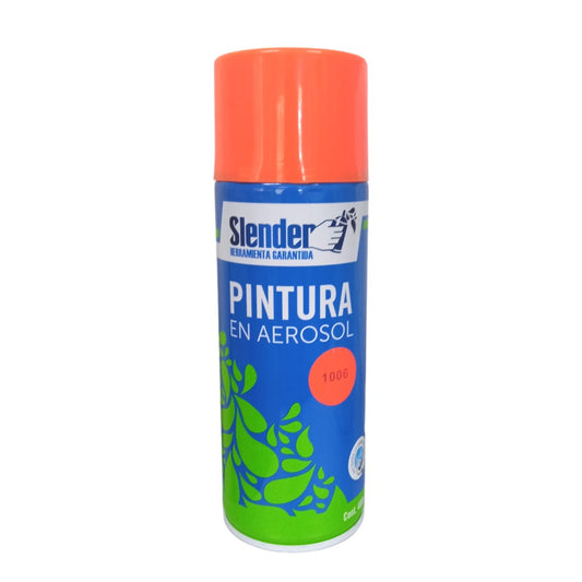 Pintura aerosol Slender 400ml int/ext Naranja Fluo (1006)