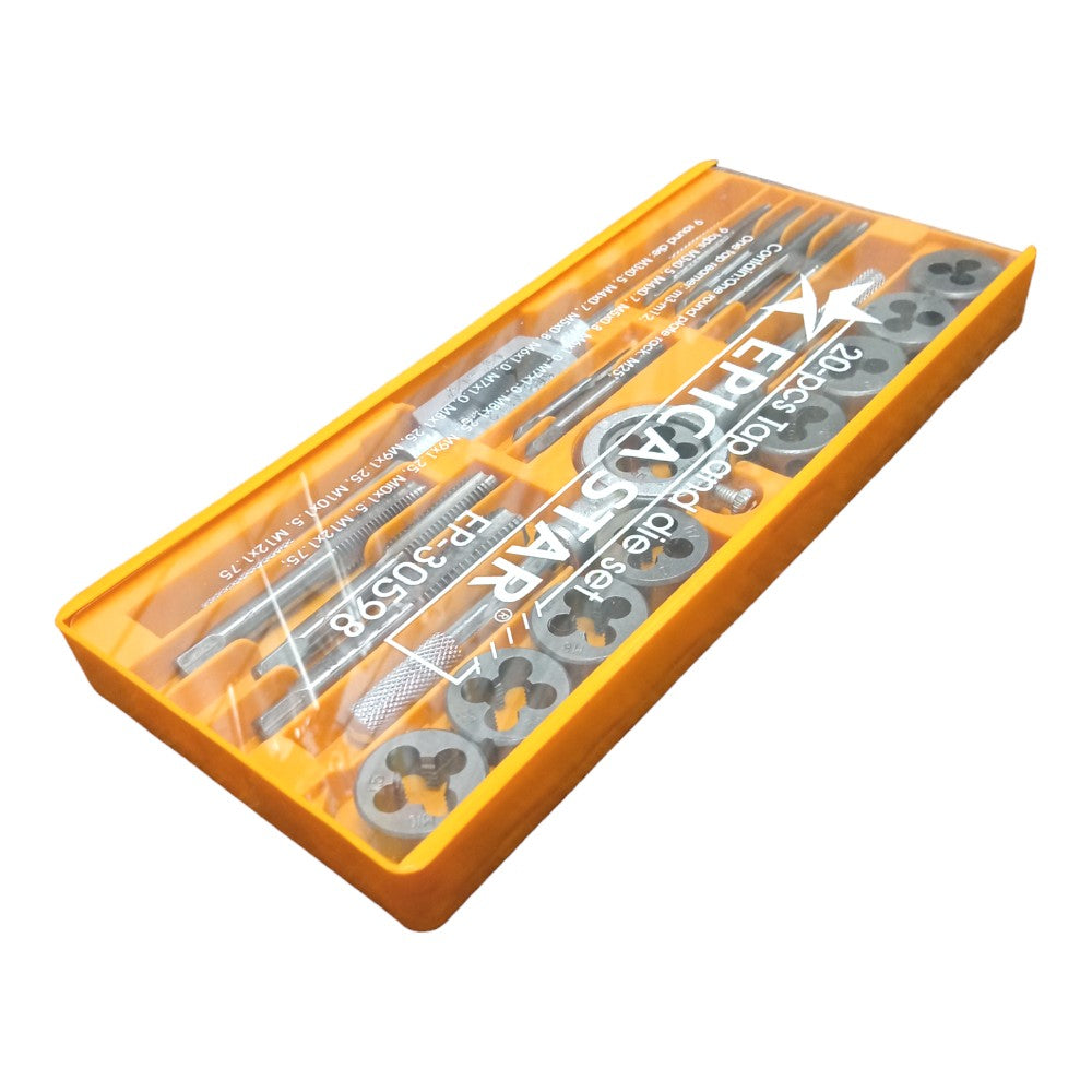 Set machuela y terraja 20pcs
