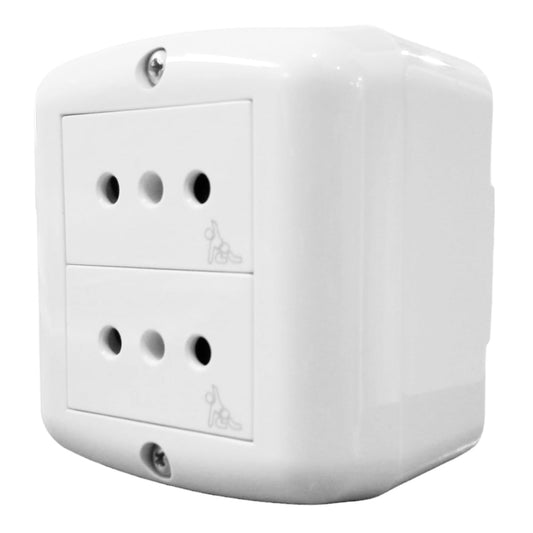 Caja Ext 2 Módulos 3Lin seg Blanco (A)  Atenea  A154320015PF
