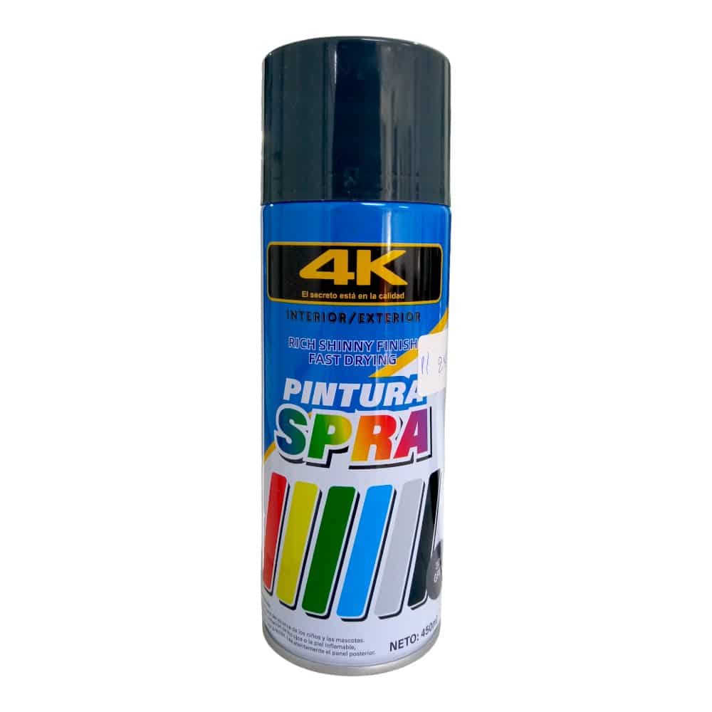 Pintura Aerosol Gris Interior/Exterior 450ml 4K (301)