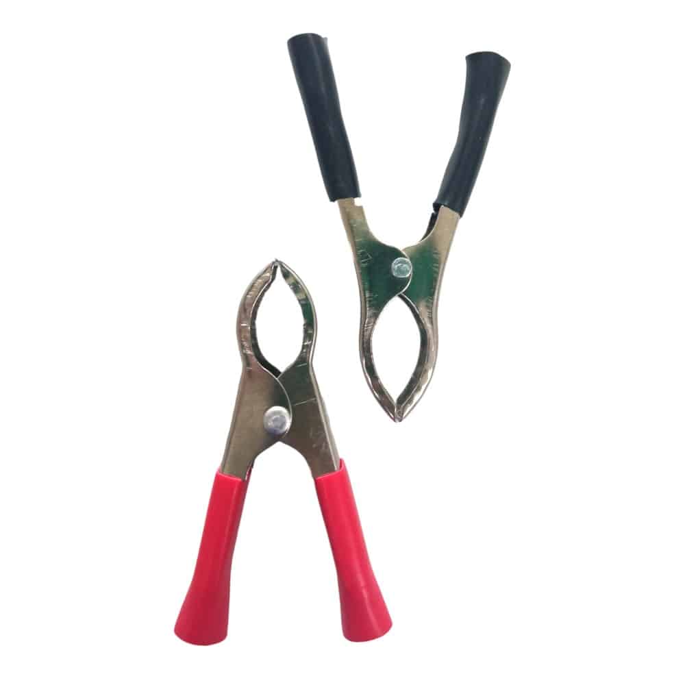 Lote de aprox 19 Juego de Pinzas p/Bateria (+ y -) 30 Amp