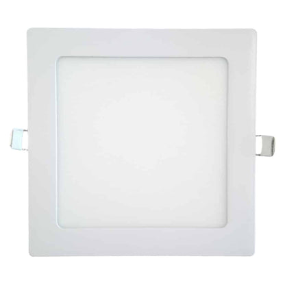 Plafon Embutir 12W Cuadrado 17,4cm Luz Calida