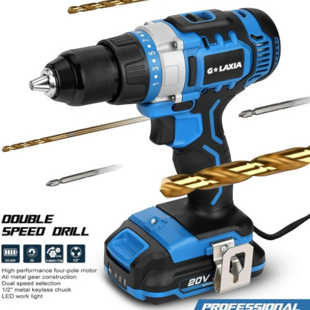 Taladro Atornillador 50Nm 20V  (1 Bat-2Ah Y Carg 2Ah)