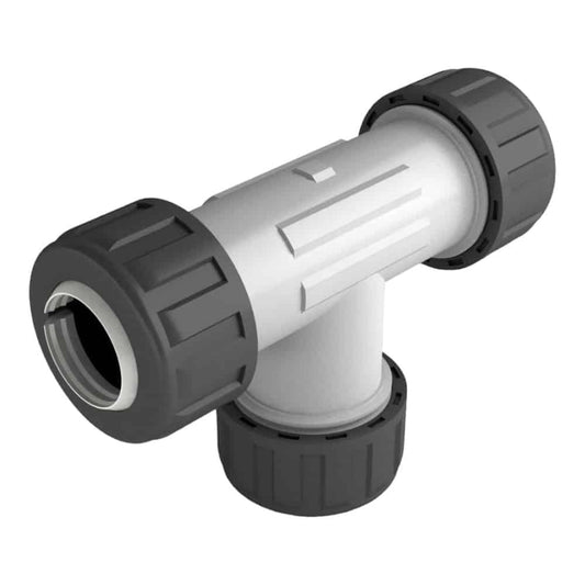 Acople Rápido Tee Prof. Con Traba Mecanica 3/4¨