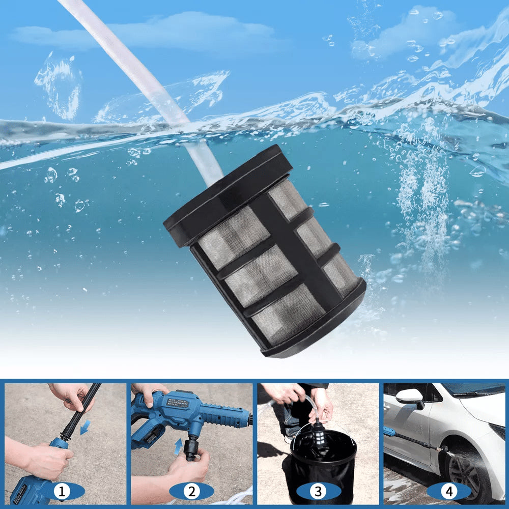 Hidrolavadora A Batería 22BAR 20v (1 Bat-2Ah Y Carg 2Ah)