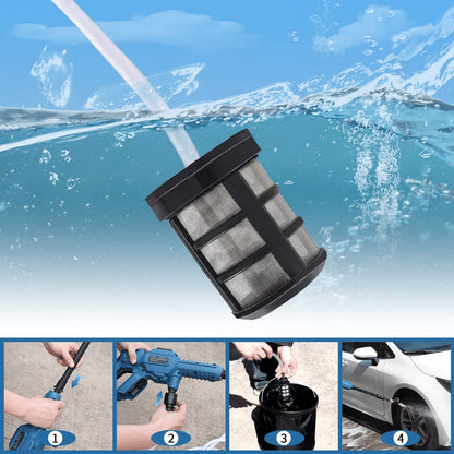 Hidrolavadora A Batería 22BAR 20v (1 Bat-2Ah Y Carg 2Ah)