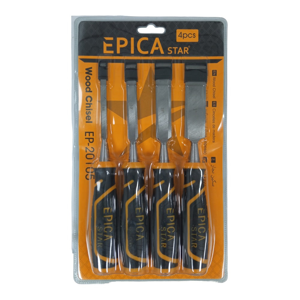 Formones carpinteria 4pcs Epica Star