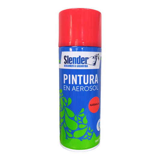 Pintura aerosol Slender 400ml P/int y ext Naranja