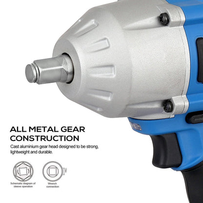 Llave Impacto 1.000Nm Brushless 3/4 20V (2 Bat-6Ah Carg 6Ah)