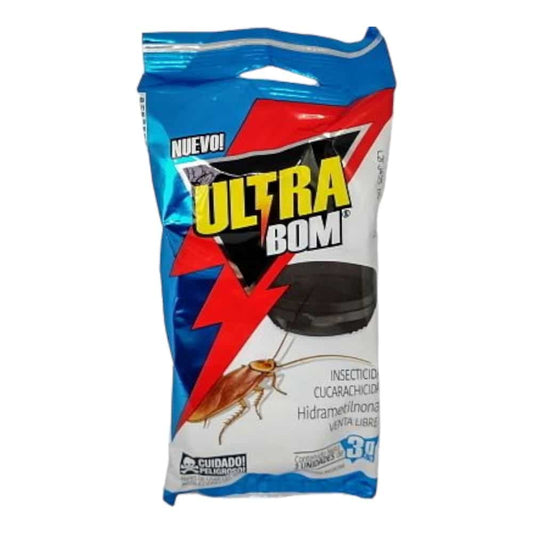 Veneno p/Cucaracha Gel Ultra Bom (2 casitas)