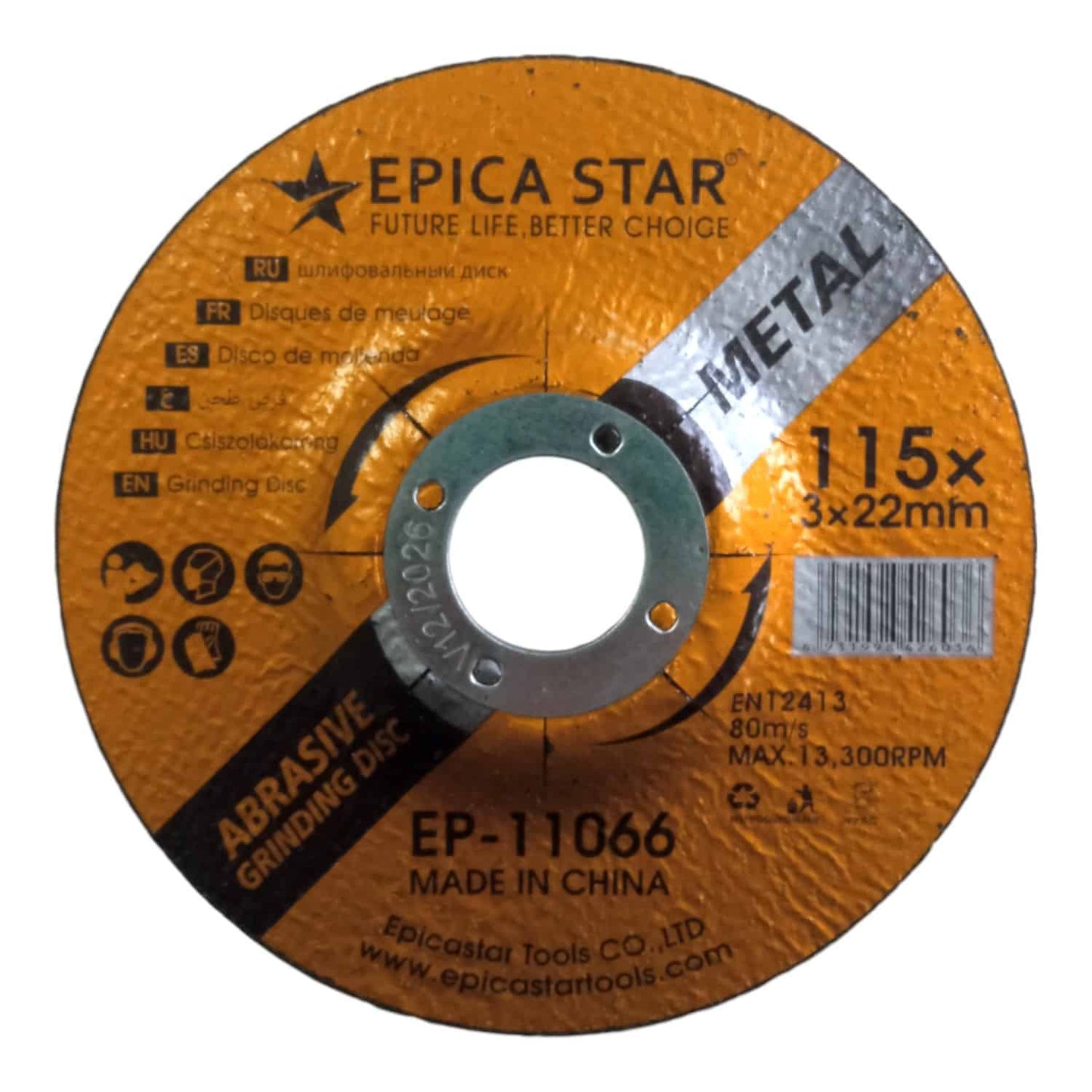 Disco de desbaste 115*3*22