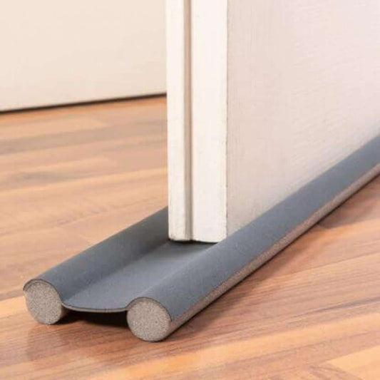 Zócalo doble bajo puerta de espuma 95cm Gris