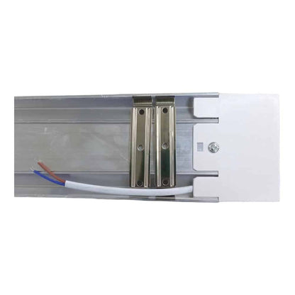 Tubo Luz Chato con Artefacto 60cm 20W Luz Neutra