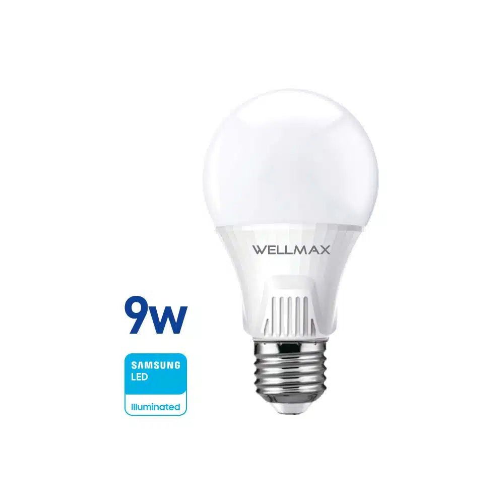 Lámpara Led 9W (equi 75w) A60-E27 Fria Wellmax
