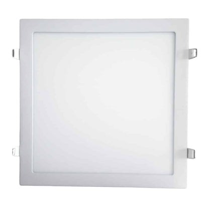 Plafon Embutir 24W Cuadrado 30cm Luz Calida