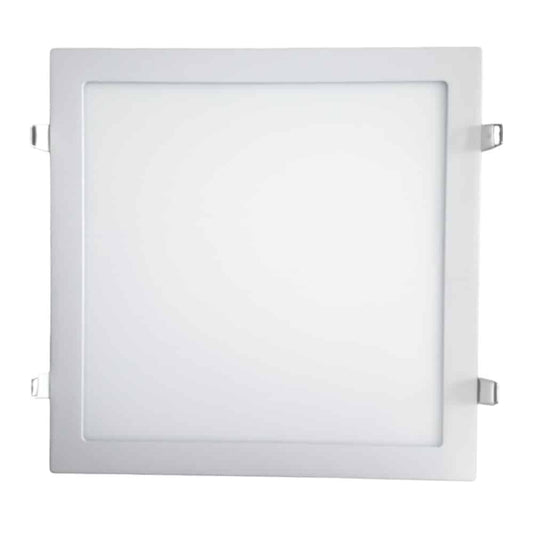 Plafon Embutir 24W Cuadrado 30cm Luz Calida