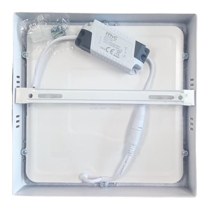 Plafon Adosar 18W Cuadrado 22,5cm Luz Calida