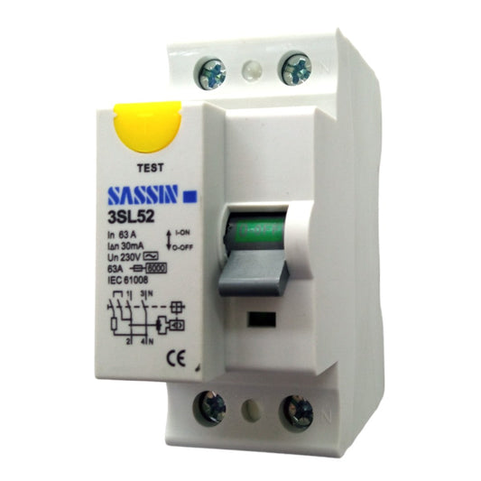 Diferencial Bipolar (2P) 63Amp en 30mA Sassin