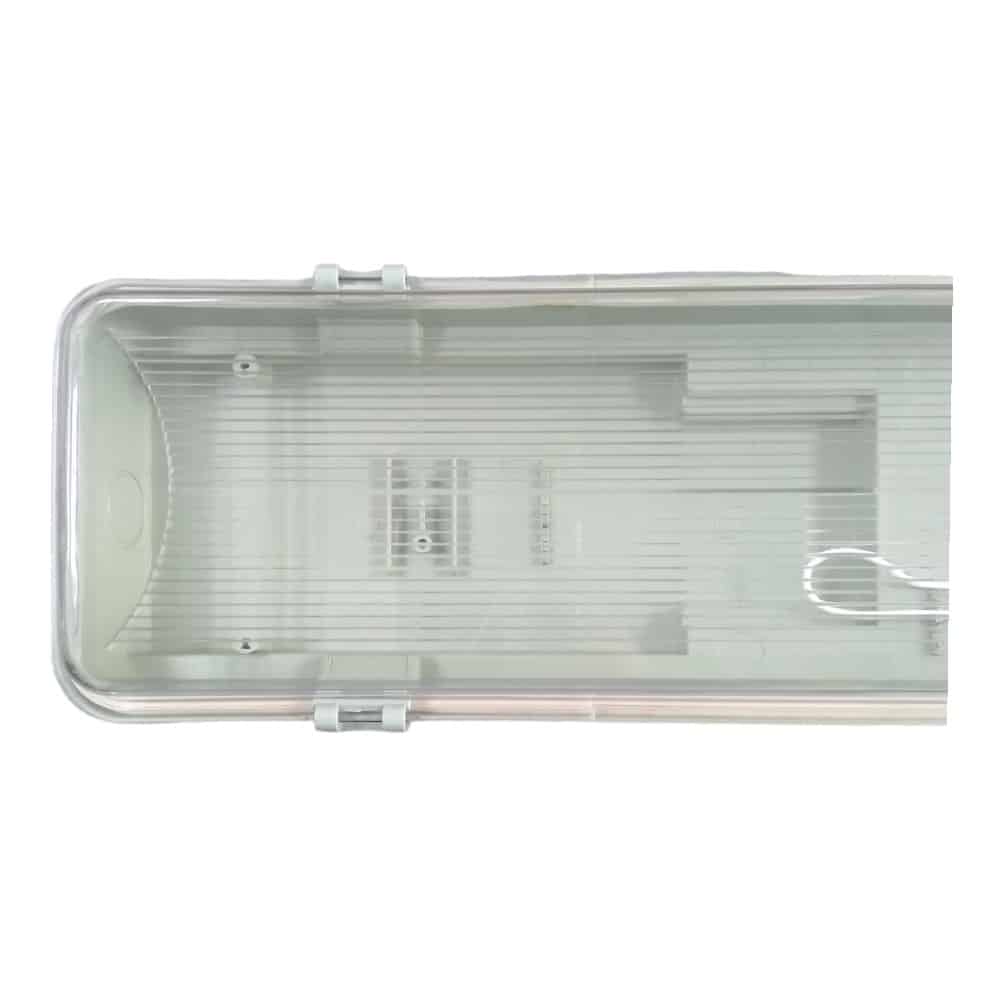 Artefacto Estanco para Dos Tubo Luz 120cm Ip65