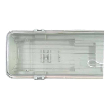 Artefacto Estanco para Dos Tubo Luz 120cm Ip65