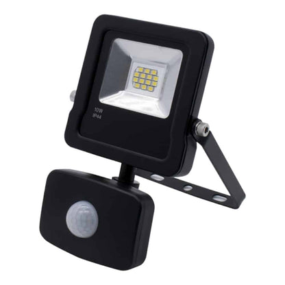 Foco plano led 10W c/sensor de movimiento luz fria