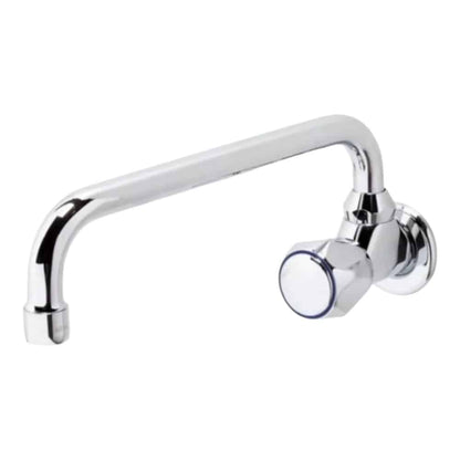 Grifo Canilla Pared Vol Rend Pico Bajo Zinc C.C Wico (50453)